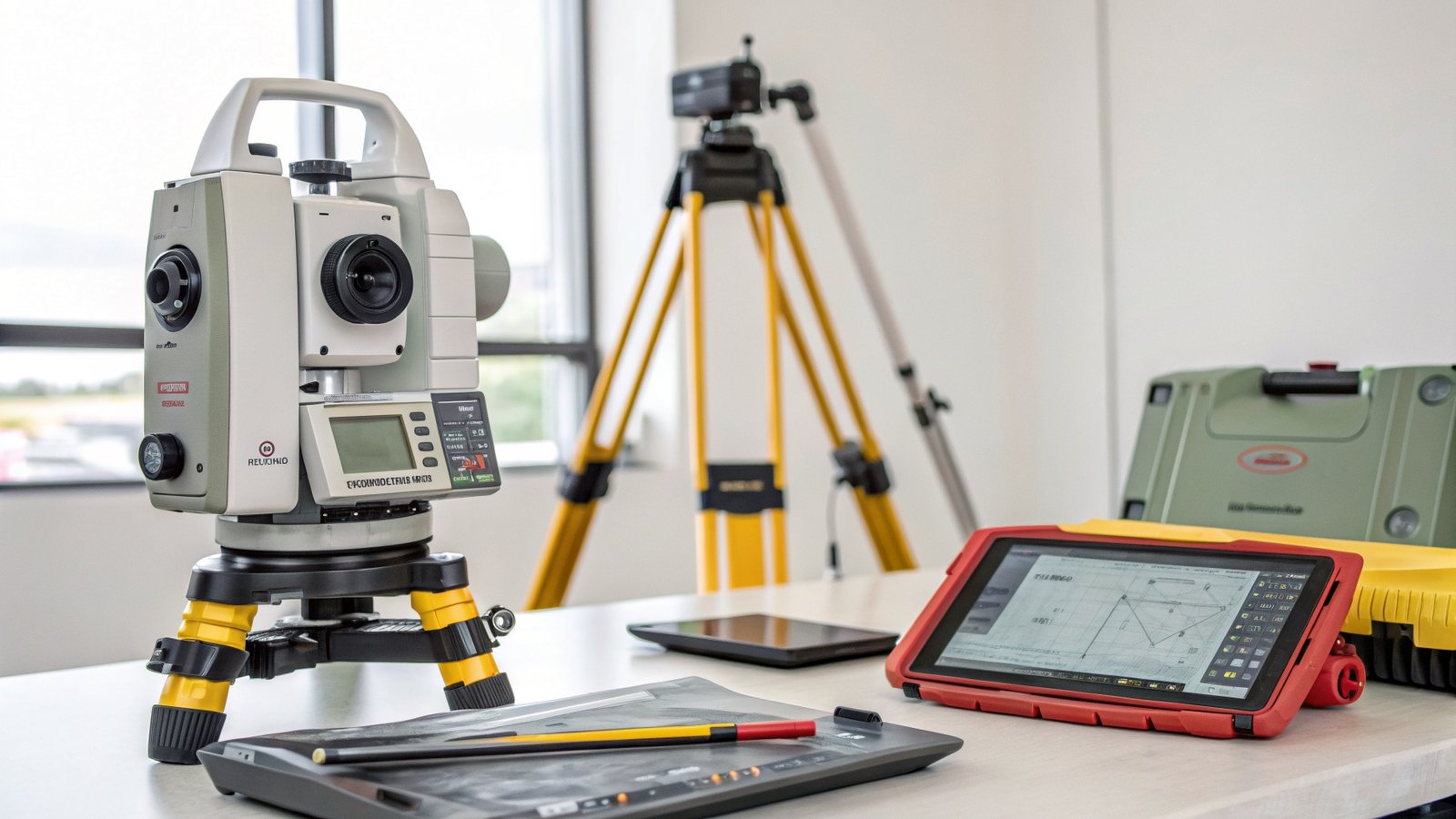 Professional survey equipment used across the UK